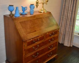 Antique slant front desk