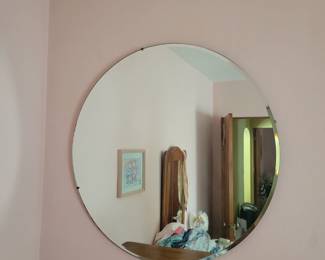 Vintage Round Mirror