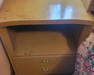We Have 2 Blonde Nightstands Selling With Bed But Will Sell Separately 