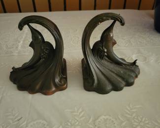 Bronze Sailfish Bookends