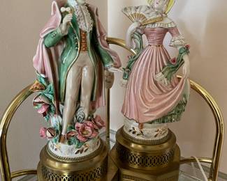 Vintage Capidimonte Statues