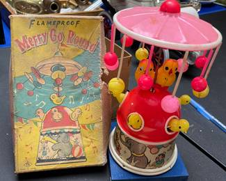 1950's Toy Merry Go Round