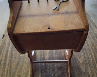 Vintage Wooden Sewing Chest
