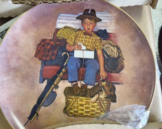 Norman Rockwell Plate