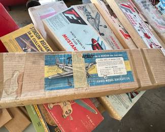 Vintage Eagle Model Airplane Kit Thunderbolt