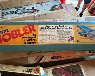Vintage Top Flight Model Airplane Kit Bob Gieseke's Nobler