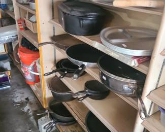 Lots of cast iron cookware