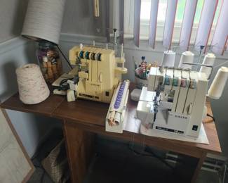 Lots of sewing items and supplies