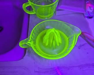 Uranium glass