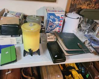 Coffee maker, lite-bright, misc.