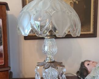 Vintage crystal lamp