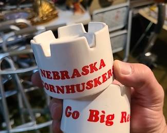 Husker can toper ashtrays