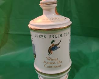 1973 Ducks Unlimited Old Cabin Still Decanter