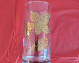 Vintage gold leaf glasses