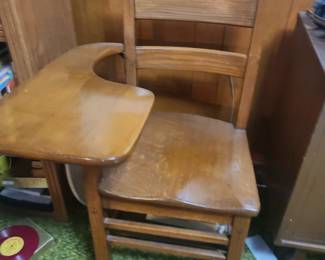 Antique school desk