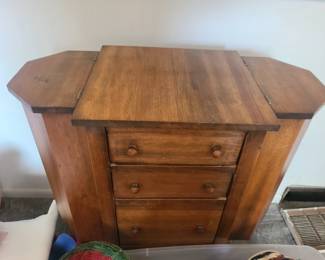Vintage Martha Washington Sewing Cabinet