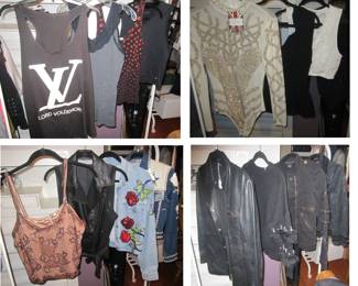 Women's designer fashions.