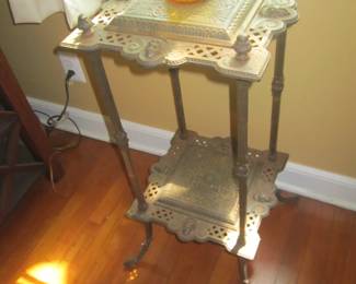 Early 1900's brass plant stand.