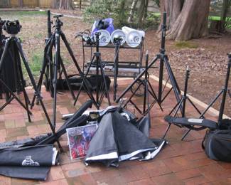 Professional Photography equipment.