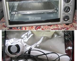 Black and Decker oven. Massager.