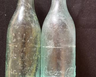 ANTIQUE COCA COLA BOTTLES