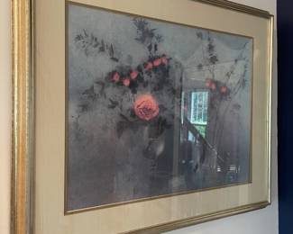 	#27	Framed Rose Painting	34x29		20.00																							