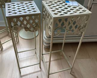 	#30	Nesting Iron Plant Stands - 2 sets	9.5x9.5x24.5		30.00																							