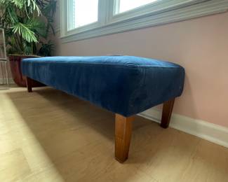 	#14	Blue Velvet Bench 	60x20x15		35.00																							
