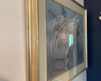 	#27	Framed Rose Painting	34x29		20.00																							