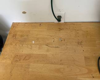 	#38	Butcher top cupboard with 2 doors -as is	48x24.5x36		20.00																							