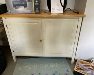 	#38	Butcher top cupboard with 2 doors -as is	48x24.5x36		20.00																							