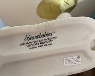 	#102	Department 56 Snowbabies - 3pcs			18.00																							