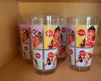 	#133	Retro Style Girls Drinking Glasses - Coca Cola			16.00																							