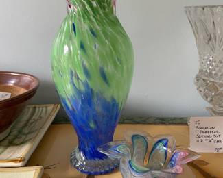 	#113	Murano Art Glass - 2 pc set			45.00																							