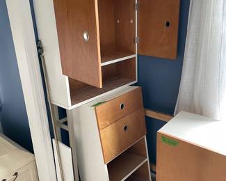 	#55	Bathroom Cabinet - 2 drawers, 2 shelves	18x12x35		20.00																							
	#56	Over the toilet bathroom cabinet - 2 doors, 2 shelves	26.5x9x61		25.00																							