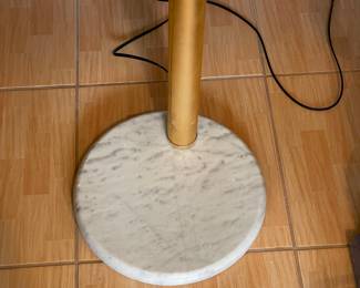 	#28	Vintage Mid Century Waterfall Floor Lamp w/Marble Base	86x46x15		125.00																							