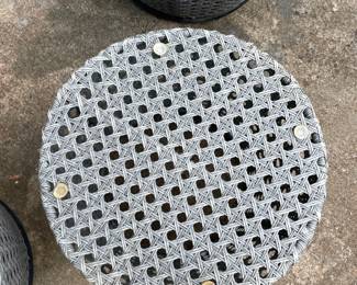 	#44	Swivel Patio Set - Plastic Wicker w/table	n/a		60.00																							