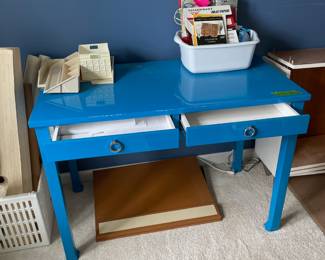 	#52	"Happy Chic" by Jonathon Adler, writing desk - as is finish scratches	42x22x29.5		35.00																							