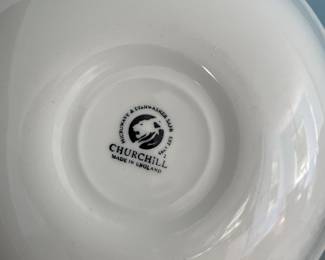 	#125	Churchill "Blue Willow" Serving Set - 			68.00																							