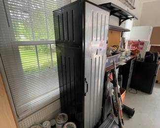 	#39	Suncast Storage Cabinet 	18x18.5x68 		35.00																							