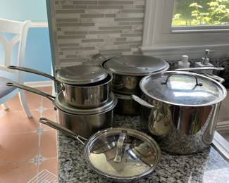 	#140	Cuisinart 12pc Cooking Set - Stainless Steel			35.00																							