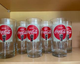 	#132	Coca Cola Glasses - Set of 6			18.00																							