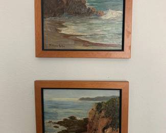 Millburn Porter (California ca 1950) oils on board