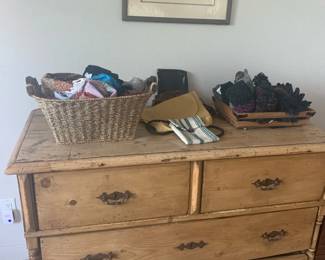 Nice antique pine chest of drawers
