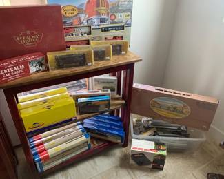 Lots of vintage train stuff.  All aboard!