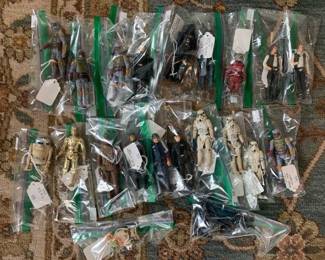 1970s Star Wars action figures (well loved)