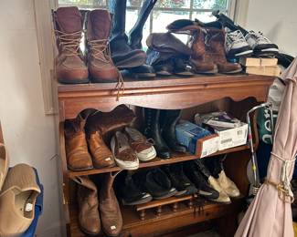 Men’s Cowboy Boots, Shoes, Tennis Shoes. Some New