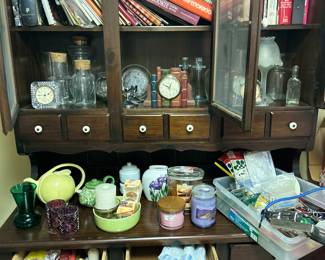 Hutch, Cook Books, Old Books, Candles