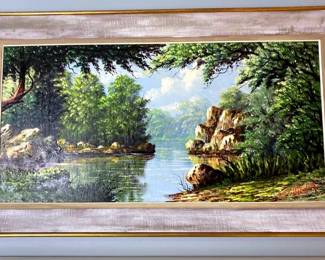 Beautifully Framed Oil Painting