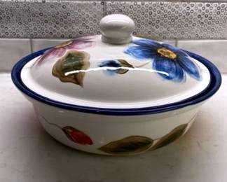 Floral Casserole Dish